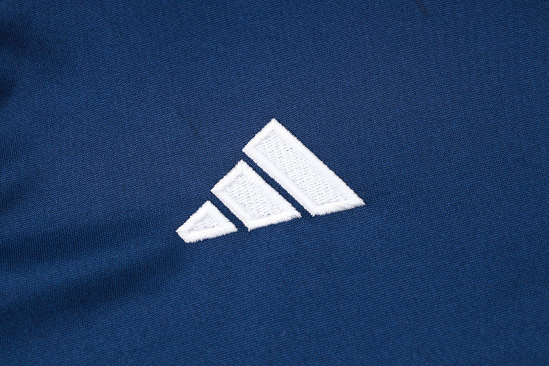 Conjunto Manchester United 24/25 - Masculino Adidas - Azul Royal