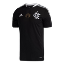 Camisa Flamengo Edição Especial Consciência Negra 21/22 Torcedor Masculina - Preta com detalhes em branco