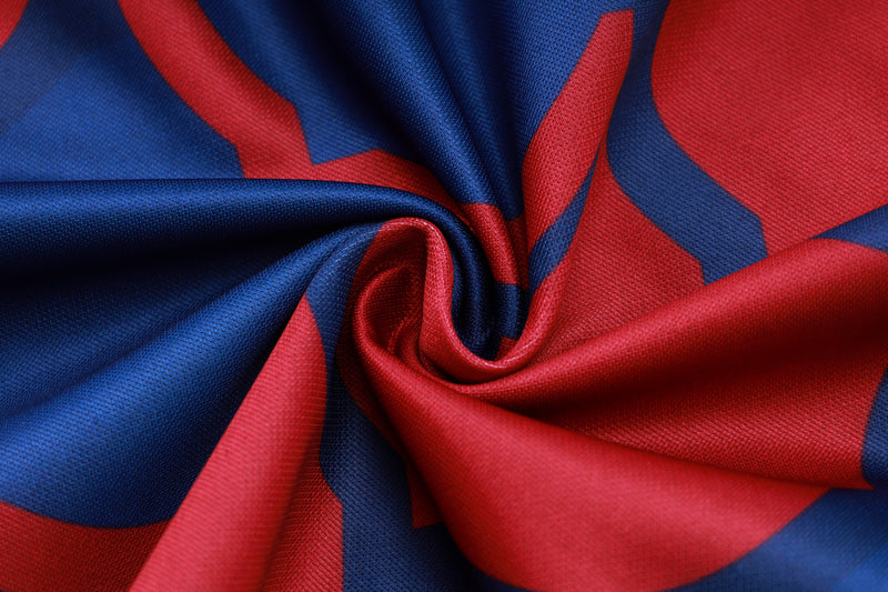 Conjunto Barcelona Treino 24/25 - Masculino Nike - Azul e vermelho