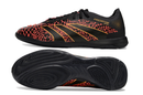 Chuteira de Futsal Adidas Predator Elite IC - Preto com detalhes laranjado