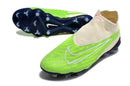 Chuteira de Campo NIKE PHANTOM GX ELITE DF Link FG -  Verde/Bege