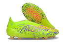 Chuteira de Campo Adidas Predator Elite LL sem cadarço FG - Verde Limão