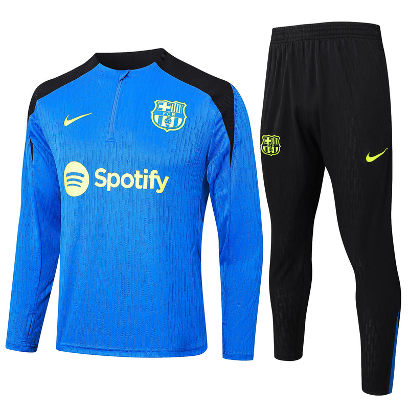 Conjunto Barcelona Treino (jogador) 24/25 - Masculino Nike - Azul