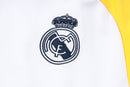 Conjunto Real Madrid Treino 24/25 - Masculino Adidas -  branco (ombros amarelos)