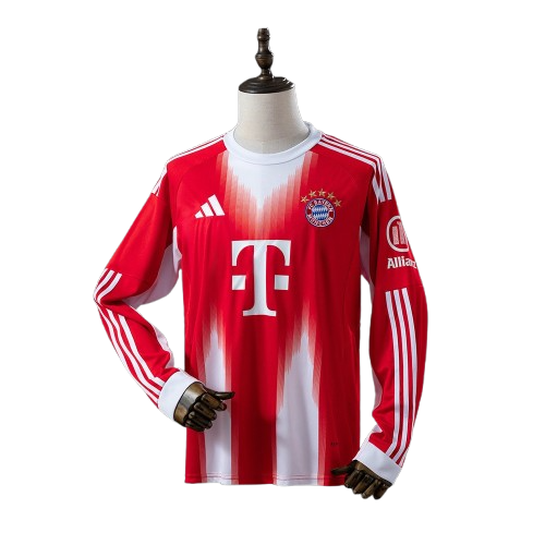 Camisa Bayern de Munique l 25/26 Manga Longa - Torcedor Masculina