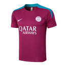 Conjunto Paris Saint-Germain Treino Camisa manga curta + short 24/25 - Masculino Nike - Roxo