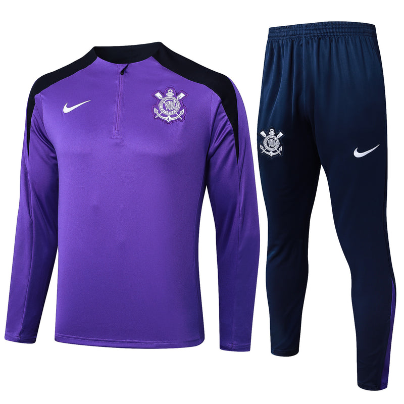 Conjunto Corinthians 24/25 - Masculino Nike - Branco