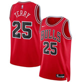 Camisa NBA Dalen Terry - Chicago Bulls - 2022 - Edição Ícone - Vermelho