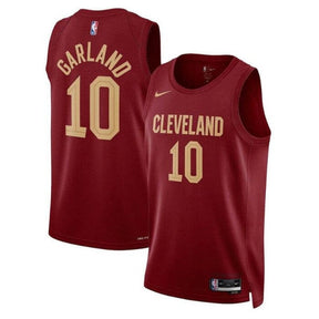 Camisa NBA Darius Garland 10 - Cleveland Cavaliers - 22/23 Bordô - Edição Ícone