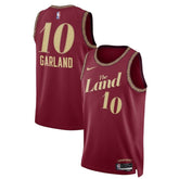 Camisa NBA Darius Garland - Cleveland Cavaliers - 23/24 - Bordô - Edição Cidade