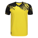 Camisa Borussia Dortmund I 25/26 - Torcedor Puma Masculina - Amarela com detalhes em preto