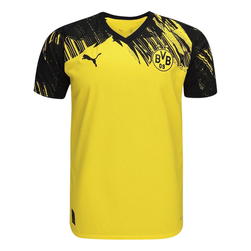 Camisa Borussia Dortmund I 25/26 - Torcedor Puma Masculina - Amarela com detalhes em preto