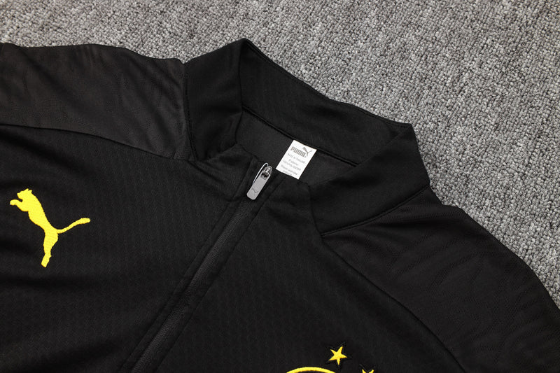 Conjunto Borussia Dortmund Treino 24/25 - Masculino Puma - Preto
