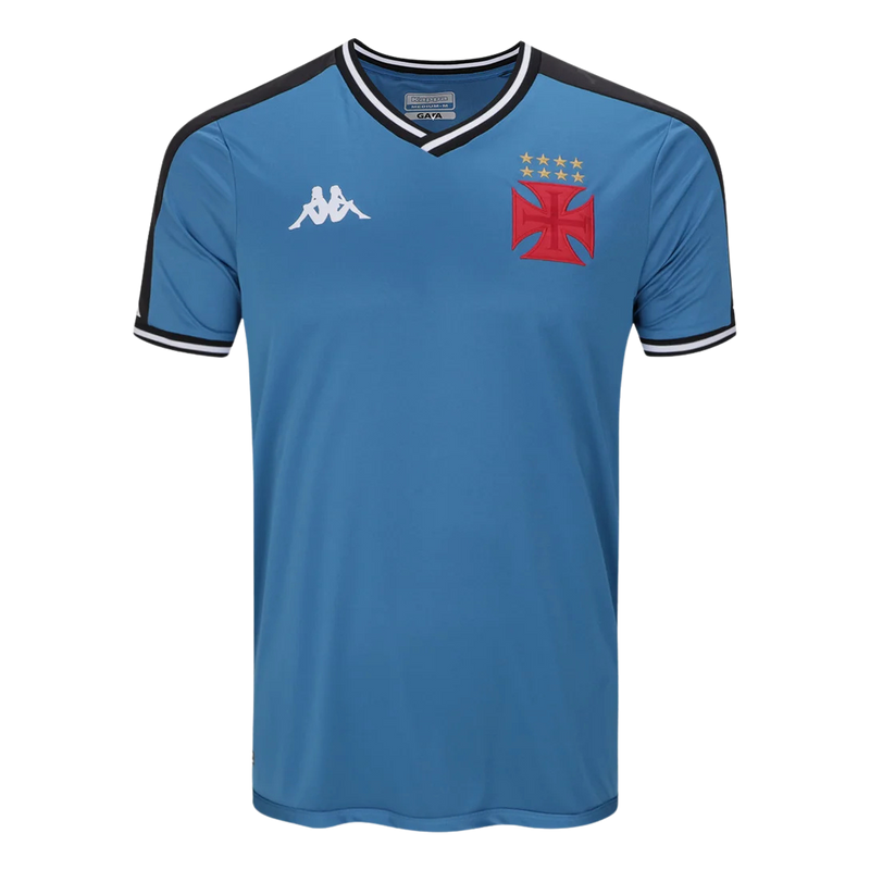 Camisa Vasco Da Gama 24/25 Goleiro Kombat Masculina - Azul