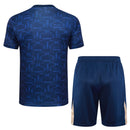 Barcelona Training Set Short Sleeve Shirt + Shorts 24/25 - Men's Nike - Royal Blue