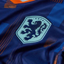 Netherlands National Team 24/25 Away Shirt - Nike Men's Fan Shirt - Blue with orange details
