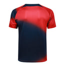 Conjunto Paris Saint-Germain Treino Camisa manga curta + short 24/25 - Masculino Nike - Vermelho/Azul Royal