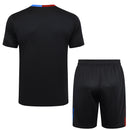 Barcelona Training Set Short Sleeve Shirt + Shorts 24/25 - Men's Nike - Black