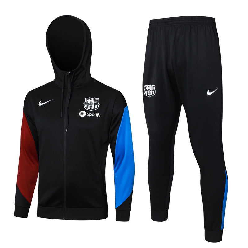 Conjunto Barcelona Treino 24/25 - Masculino Nike - Preto