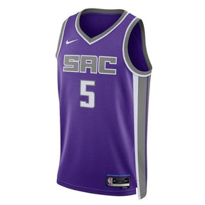 Camisa NBA De'Aaron Fox - Sacramento Kings - 2023 - Edição Ícone - Roxo