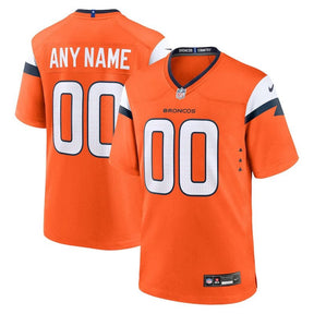 Camisa NFL Denver Broncos - Coleção Mile High - Versão de Jogo - Laranja