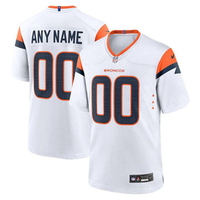 Camisa NFL Denver Broncos - Coleção Mile High - Versão de Jogo - Branco