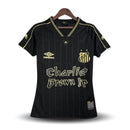 Camisa Feminina Do Peixe Charlie Brown Jr 24 Preta Dourado