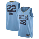 Camisa NBA Desmond Bane - Memphis Grizzlies - 2023 Edição de Impacto - Azul Claro