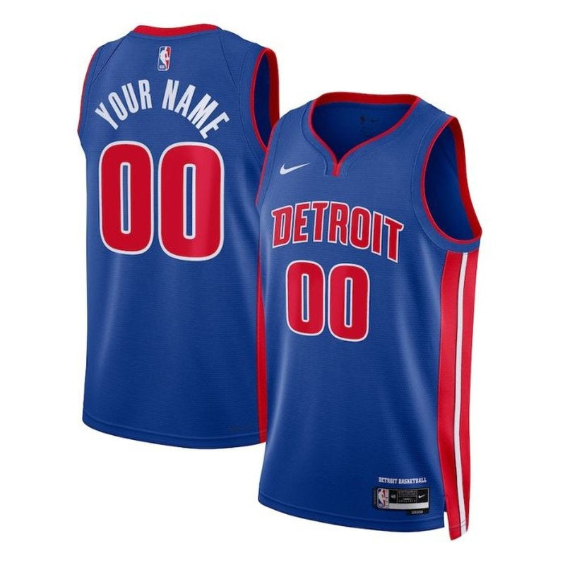 Camisa NBA - Detroit Pistons - 2023 Azul - Edição Ícone