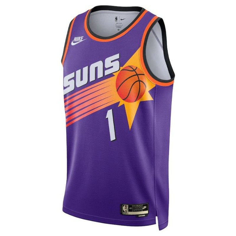 Camisa NBA Devin Booker - Phoenix Suns - 2023 Roxo - Edição Clássica
