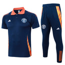 Conjunto Manchester United Treino 24/25 - Masculino Adidas - Azul royal