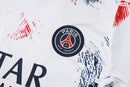 Conjunto Paris Saint-Germain Treino Camisa manga curta + short 24/25 - Masculino Nike - Branco