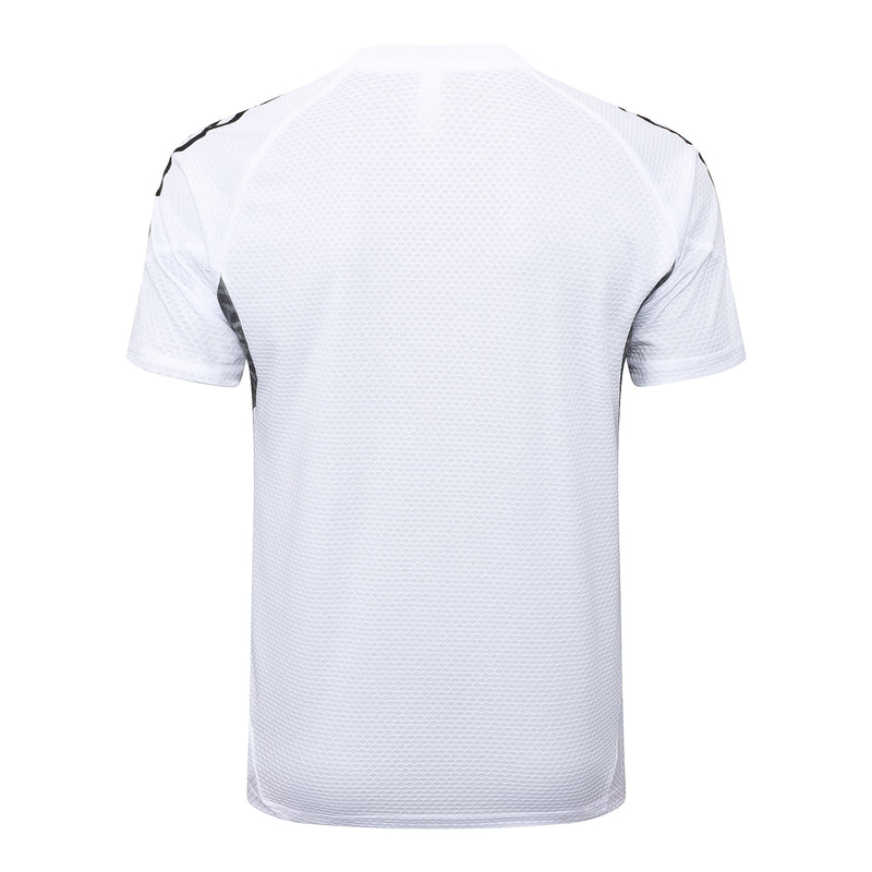 Conjunto Real Madrid Treino Camisa manga curta + short 25/26 - Masculino Adidas - Branco