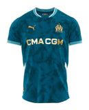 Camisa Olympique Marseille ll 24/25 - Torcedor Puma Masculina - Verde / Ouro / Branco
