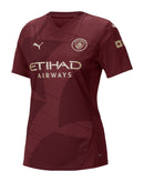 Manchester City 24/25 Third Shirt - Puma Women's Fan Shirt - Wine