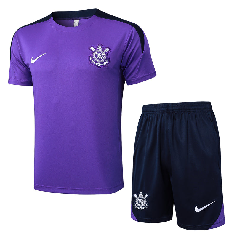 Conjunto Corinthians de Treino 24/25 - Masculino Nike - Roxo