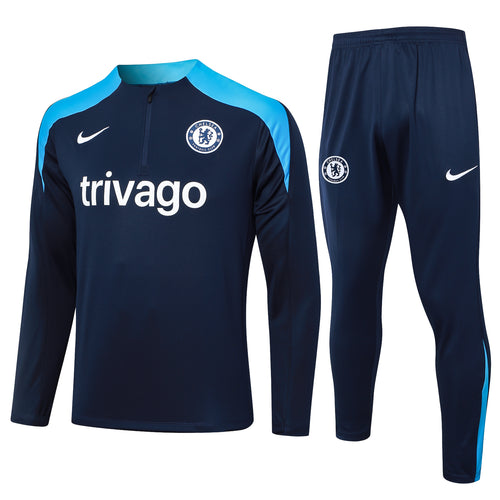 Conjunto Chelsea Treino 24/25 - Masculino Nike - Azul escuro