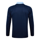 Conjunto Real Madrid Treino 24/25 - Masculino Adidas -  azul (gola azul claro)
