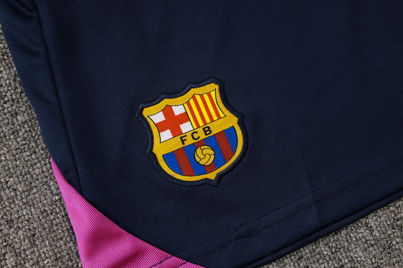 Conjunto Barcelona Treino Camisa Regata + short 24/25 - Masculino Nike - azul (cor roxa)