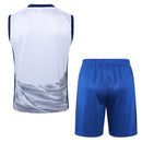 Conjunto Inter de Milão Treino Camisa Regata + short 24/25 - Masculino Nike - Azul e Branco