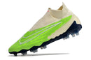 Chuteira de Campo NIKE PHANTOM GX ELITE DF Link FG -  Verde/Bege