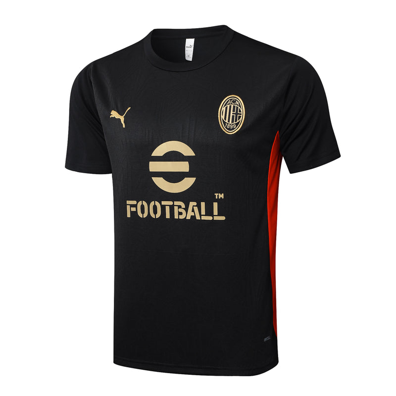 Conjunto Milan Treino Camisa manga curta + short 24/25 - Masculino Nike - Preto