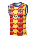 Conjunto Barcelona Treino Camisa Regata + short 24/25 - Masculino Nike - amarelo jato de tinta