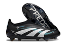 Chuteira de Campo Adidas Predator Elite LL sem cadarço FG - Preto e Azul agua