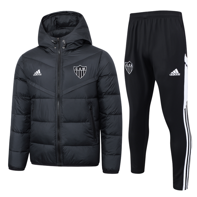 Jaqueta de algodão Atlético Mineiro Treino 24/25 - Masculino Adidas - Preta