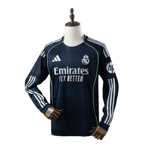 Camisa Real Madrid ll 25/26 Manga Longa - Torcedor Masculina