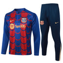 Conjunto Barcelona Treino 24/25 - Masculino Nike - Azul e vermelho