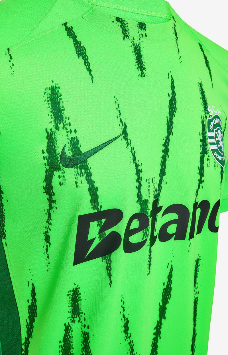 Camisa Sporting CP lll 24/25 - Torcedor Nike Masculina - Verde com detalhes em preto