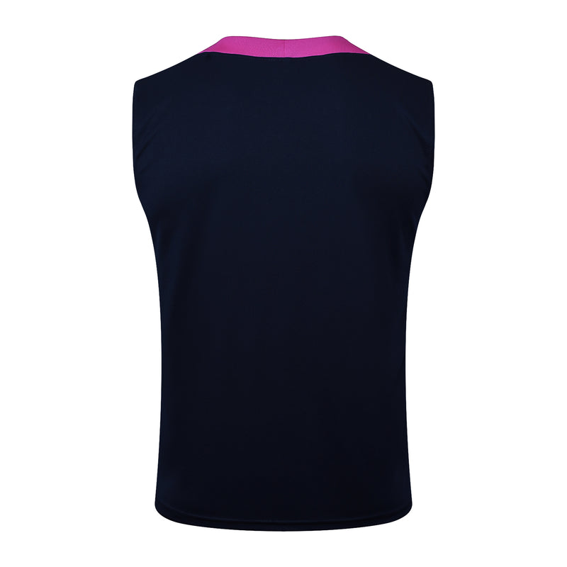 Conjunto Barcelona Treino Camisa Regata + short 24/25 - Masculino Nike - azul (cor roxa)