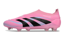 Chuteira de Campo Adidas Predator Elite LL sem cadarço FG - Rosa
